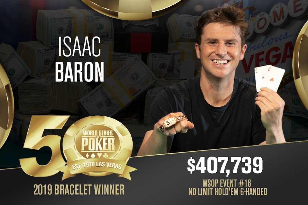 Baron wins WSOP bracelet