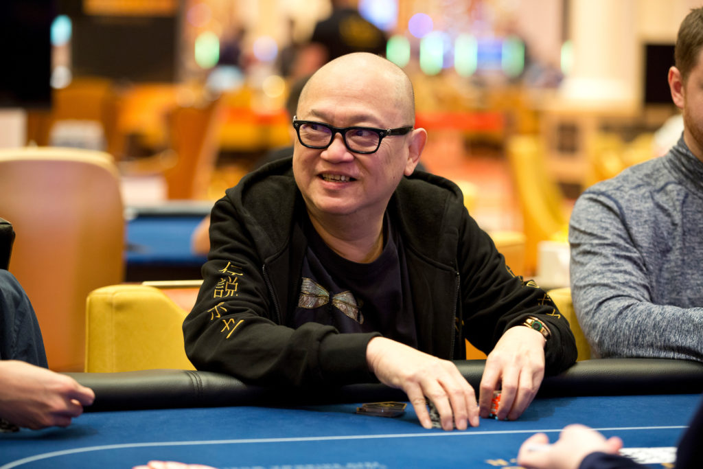 Richard Yong at the poker table